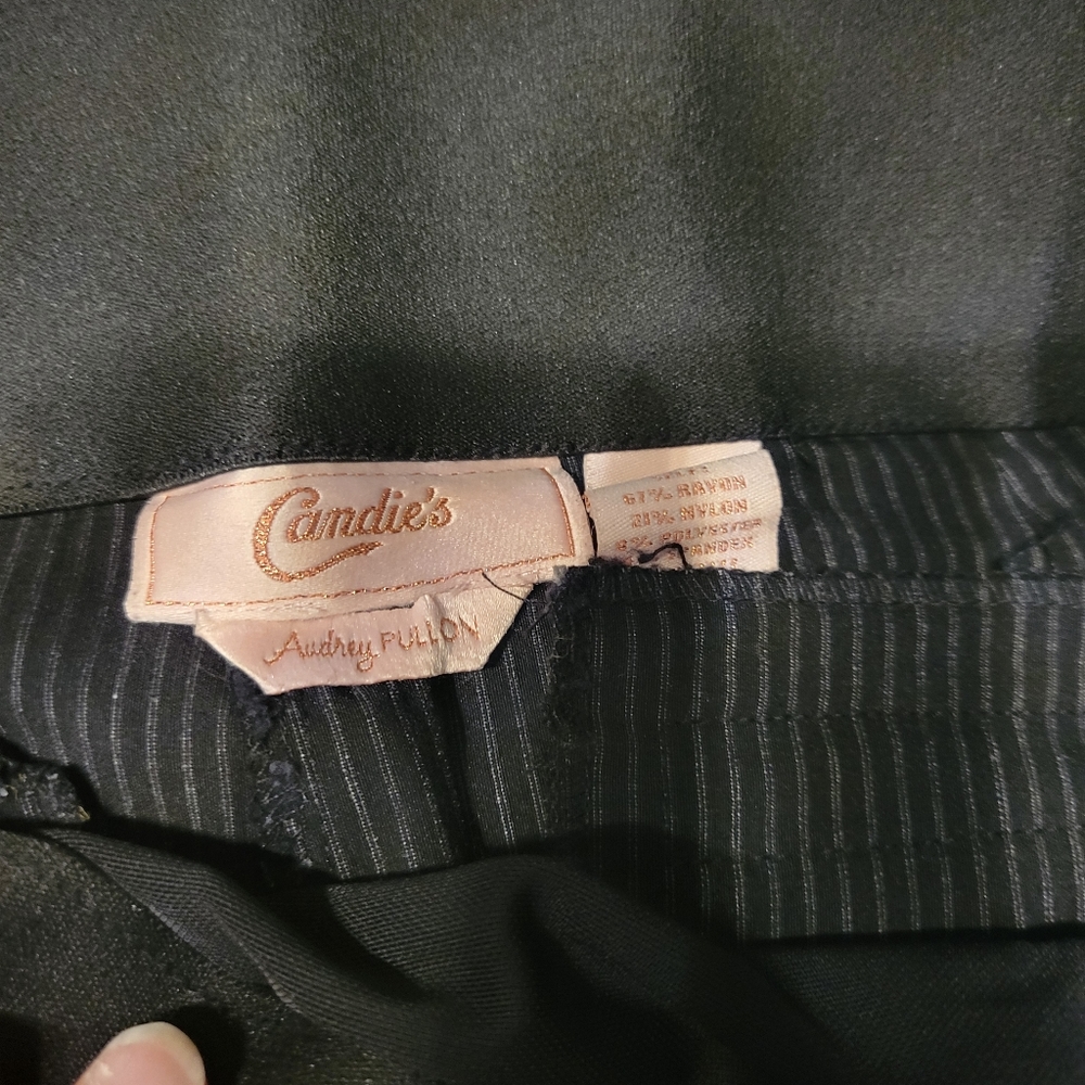 Pants with strips